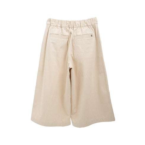 Merely Made Relaxed Skirt Pants Oatmeal 24FML260PT Back Degli Uberti